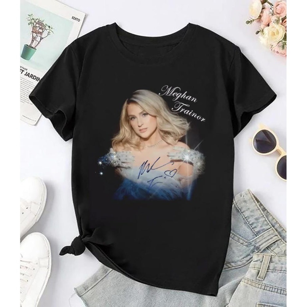 Vintage Meghan Trainor Signatures T-Shirt, Meghan Trainor Tour 2024 Tee